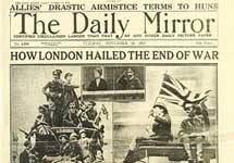 Daily Mirror, 1918 год. Фото с сайта www.learningcurve.pro.gov.uk