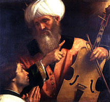 Царь Давид работы Алессандро Моретто (1498-1554), итальянского живописца брешанской школы