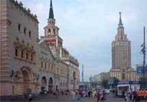 Площадь трех вокзалов в Москве. Фото с сайта www.luvre.by.ru