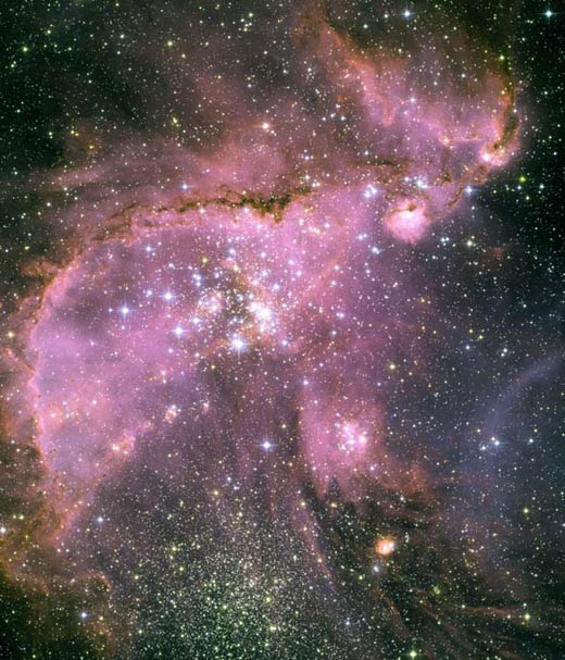 NGC 346 в Малом Магеллановом облаке. Снимок "Хаббла" с сайта hubblesite.org