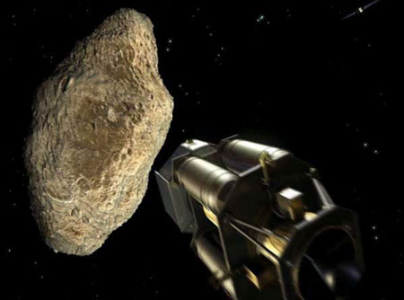 На пути к опасному астероиду. Изображение ESA с сайта New Scientist