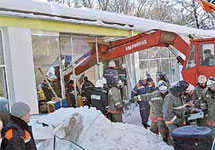 Обрушение "Копейки" в Нижнем Новогороде. Фото с сайта "Комсомольской правды"