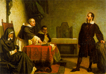 Галилей отвечает на вопросы Инквизиции. Картина Кристиано Банти
