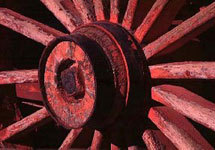 На фотографии, конечно, не самое древнее колесо в мире, а его отдаленный потомок с сайта members.aol.com/lbfco/camclubsub/win129