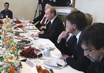 Встреча Путина с актерами в Петербурге. Фото с официального сайта премьера