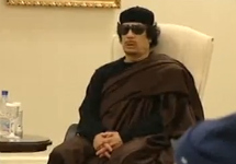 Муамар Каддафи 11 мая. Кадр государственного телевидения Ливии