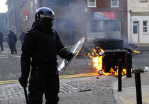 Беспорядки в Лондоне. Фото с сайта  www.globallookpress.com 