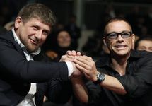 Жан-Клод Ван Дамм и Рамзан Кадыров. Фото: Vesti.az