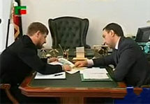 Рамзан Кадыров и Шамсаил Саралиев. Фото: chechnya.gov.ru
