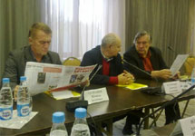 На заседании Изборского клуба. Фото: evrazia.org