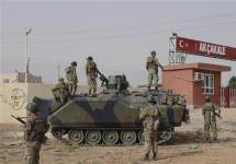 Турецкая военная база у границы с Сирией. Фото: AP Photo