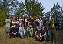 Участники лагеря "ОккупайЛес", август 2012. Фото: sibirsk.org