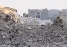Землетрясение в Иране. Кадр иранского телевидения