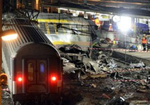 Железнодорожная катастрофа во Франции. Кадр телеканала France24