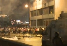 Столкновения в Каире. Кадр ВВС