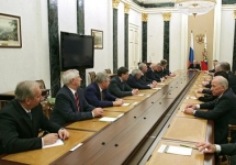 Встреча Владимира Путина с судьями КС. Фото пресс-слкжбы Кремля