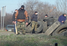Блокпост боевиков в Донбассе. Фото: konstantinovka.com.ua