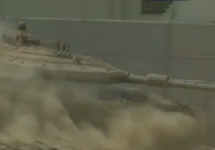 Израильский танк в Газе. Кадр CNN