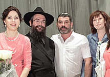 Раввин Пинхас Вышедски и Георгий Зильберборд. Фото Chabad.Org