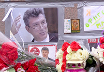 На месте убийства Немцова. Фото: Грани.Ру
