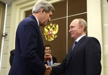 Джон Керри и Владимир Путин в Сочи. Фото: kremlin.ru