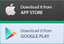 Логотипы App Store и Google Play