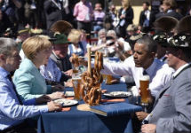 Меркель и Обама в Баварии. Фото: instagram.com/bundeskanzlerin
