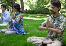 Медитация последователей фалуньгун в Торонто. Фото: Википедия