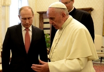 Владимир Путин и Франциск. Фото: kremlin.ru