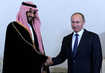 Мухаммед бен Сальман и Владимир Путин. Фото с сайта kremlin.ru
 