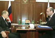 Владимир Путин и Игорь Юсуфов. Фото пресс-службы Кремля