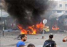 Взрыв в Тартусе. Фото: @Terror_Monitor  