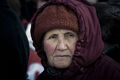 Участница митинга КПРФ на Триумфальной площади. Фото Евгении Михеевой