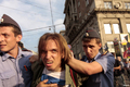 Акция 31 июля на Триумфальной. Молодые активисты "Архнадзора" впервые пришли на площадь. Фото Евгении Михеевой/Грани.Ру