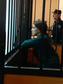 Надя наблюдает за прениями адвоката Хруновой с представителем администрации колонии. Фото Л.Барковой/Грани.Ру