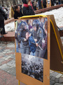 6 мая. Фотовыставка во время митинга в защиту узников Болотной в Новопушкинском сквере.