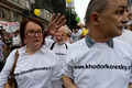 Прогулка по Арбату в юбилей Ходорковского. Фото Юрия Тимофеева/Грани.Ру