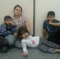 Беженцы из Сирии в аэропорту Шереметьево. Фото Розы Магомедовой
