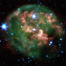 Планетарная туманность NGC 246. Фото National Astronomical Observatory of Japan. Под картинкой находится ссылка на изображение с большим разрешением с сайта photojournal.jpl.nasa.gov