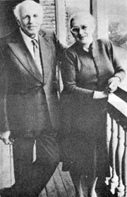 А.Д.Сахаров и Е.Г.Боннэр. Фото с сайта www.yabloko.ru
