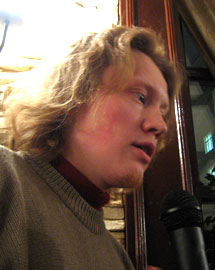 Сергей Попов. Ресторан "Темное и светлое", 16 февраля 2006 г. Фото Граней.Ру